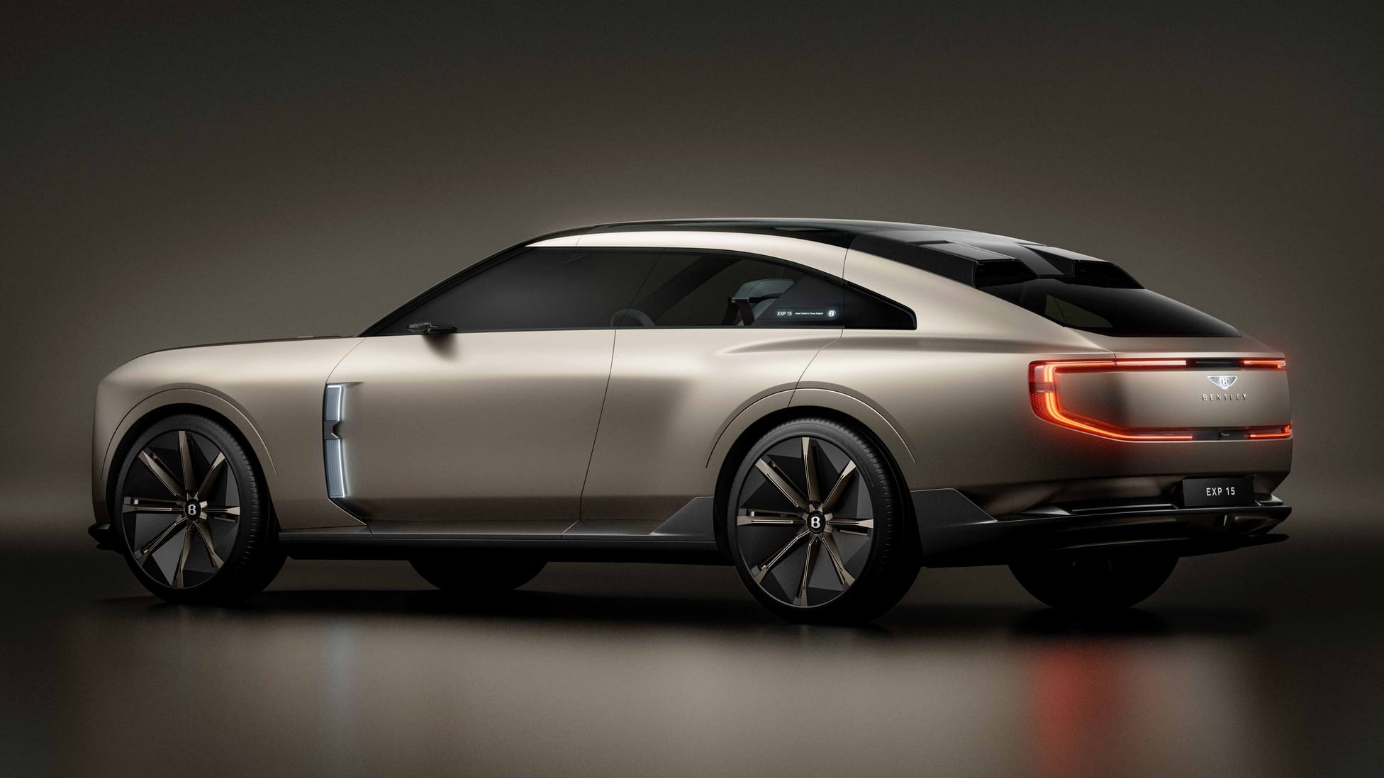 This electric threedoor EXP 15 with a dog bed is the future of Bentley